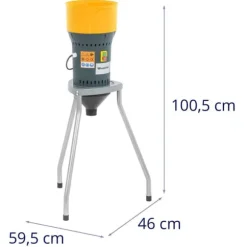 Wiesenfield - Elektrisk spannmålskvarn - 300 kg/h - 1300 W - Med underrede