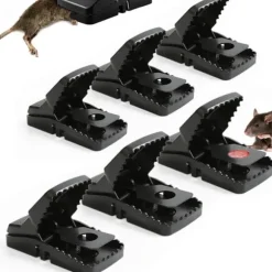 6X Heavy Duty aggressive Rat Traps self Setting The Rat Splatter Rats Catcher