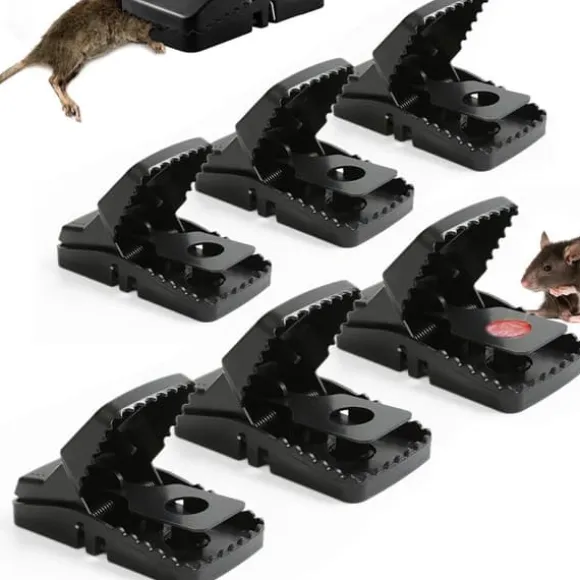 6X Heavy Duty aggressive Rat Traps self Setting The Rat Splatter Rats Catcher