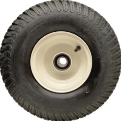 15x6.00-6 Hjul för gräsklippare Däck monterade på fälgar 20 mm lager (uppsättning om 2)