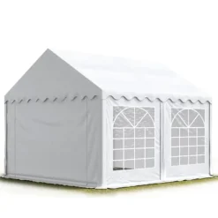 3x3 m Marquee partytält slitstark PVC 700 N vattentät presenning året använd bröllopsevenemang vit