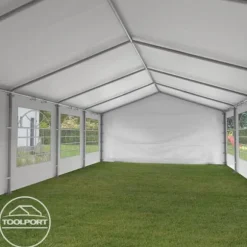 3x6 m partytält TOOLPORT marquee PE 350 N vit