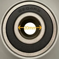 11x4.00-4 4ply Multi turf gräsdäck på kullagrad fälg - gräsklippare 20mm BB