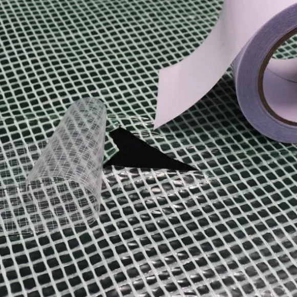 3x Reparationstejp I Växthusfoder Gallerfoder UV-tålig 8 cm x 15 m