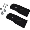 2X15,5CM gräsklippare kniv för STIGA 78 90 Combi; Villa 320 520 Primo 1134-6604-01 1134-9130-01