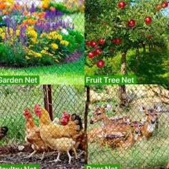5X10M starkt fågelnät trädgårdsstaket och grödor 5x10m