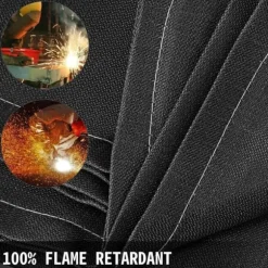 3.05x3.05m svetsbrandfilt av glasfiber, 100% flamskyddsmedel, 550°C drifttemp