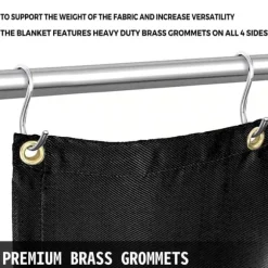 3.05x3.05m svetsbrandfilt av glasfiber, 100% flamskyddsmedel, 550°C drifttemp