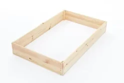 140x120x18 cm Trädgårdsbädd i furu för balkonger & terrasser