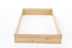 140x120x18 cm Trädgårdsbädd i furu för balkonger & terrasser