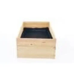 140x120x18 cm Trädgårdsbädd i furu för balkonger & terrasser