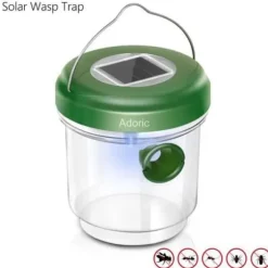 ZH15659-Geting och myggfångare Bålgetingar Insektsfångare - Soldriven med LED-ljus